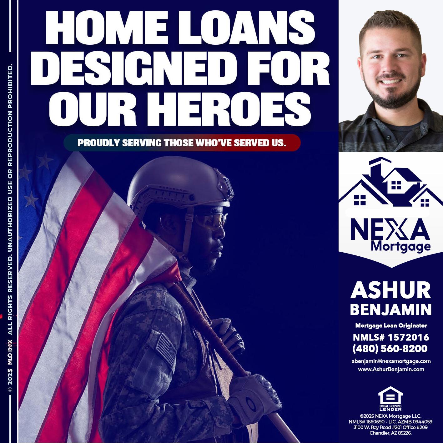 home loans - Ashur Benjamin -Mortgage Loan Originator