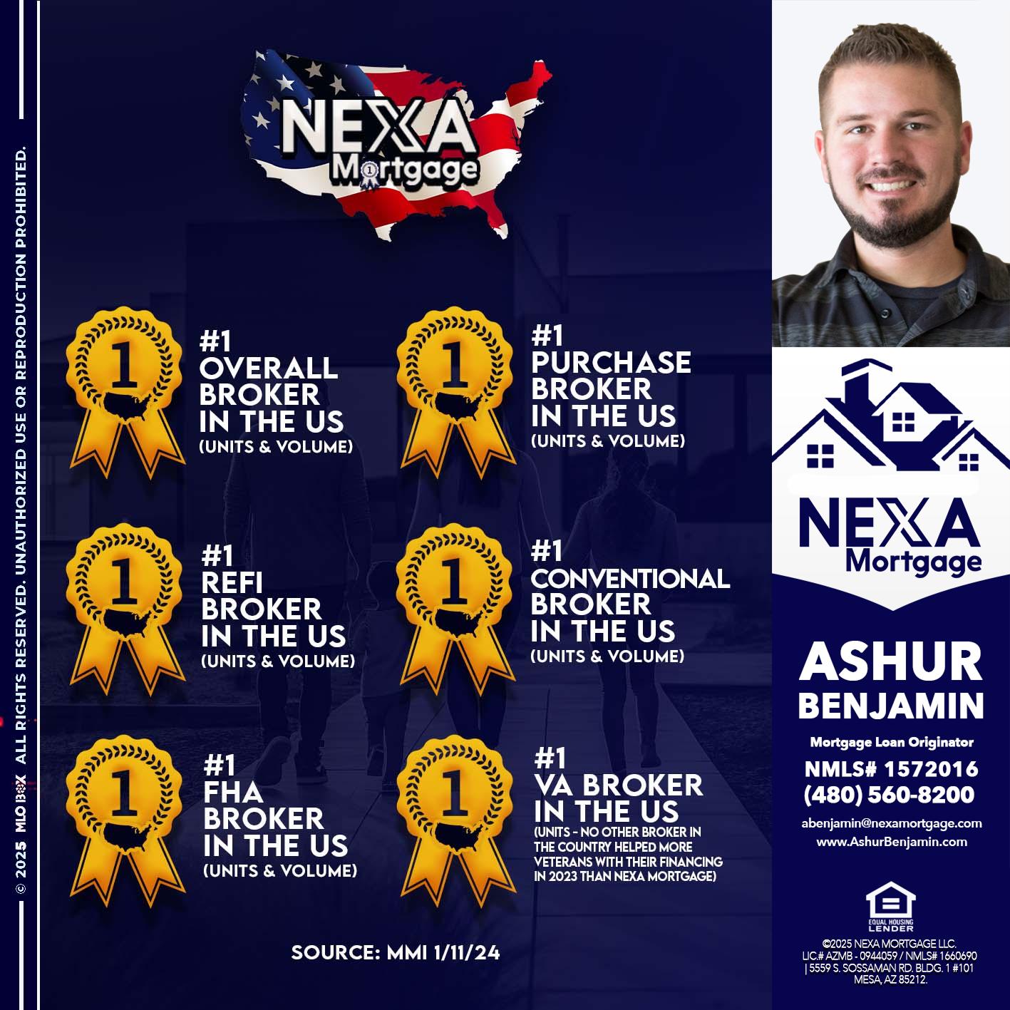 #1 - Ashur Benjamin -Mortgage Loan Originator