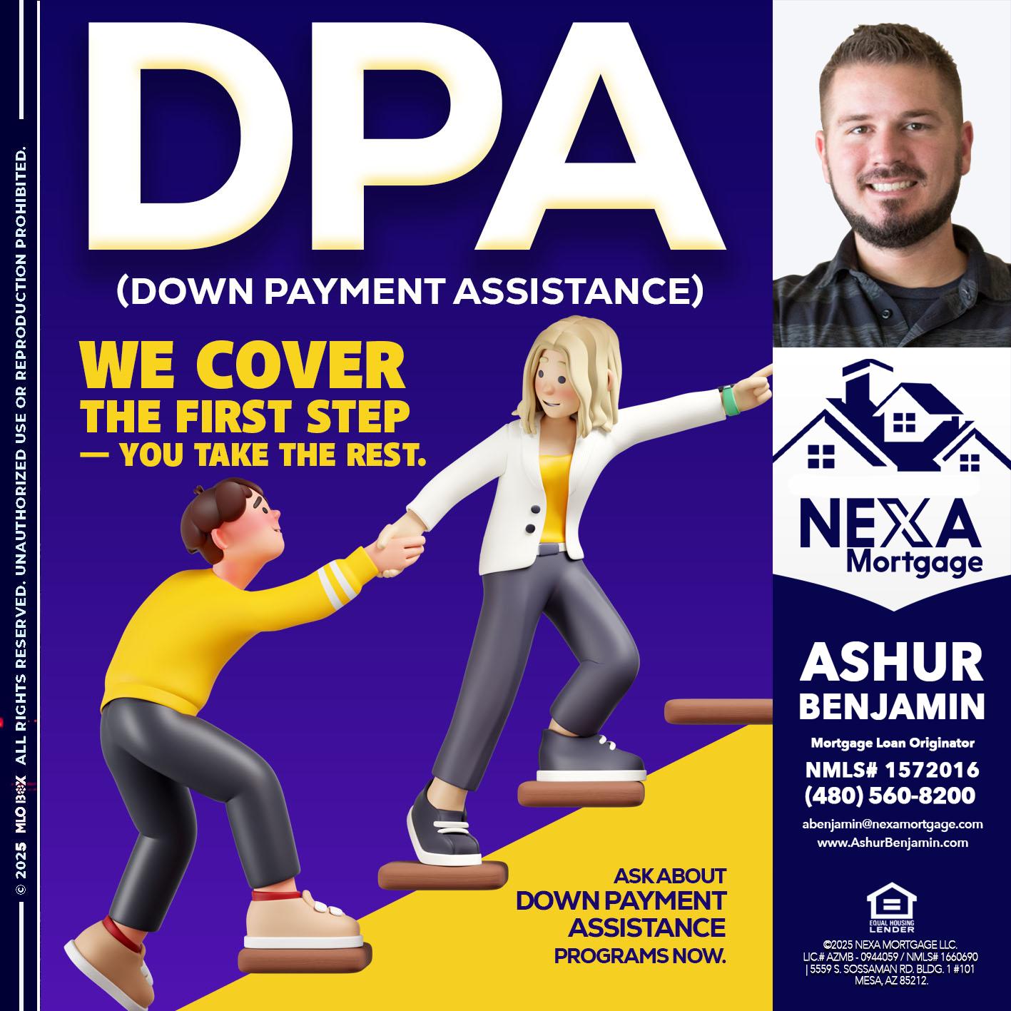 DPA LOANS - Ashur Benjamin -Mortgage Loan Originator