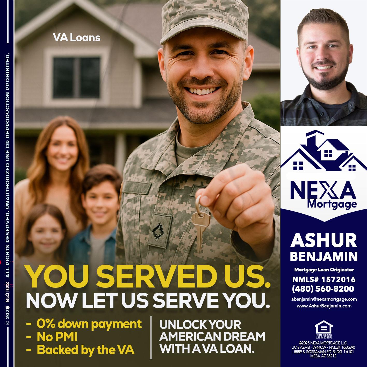 YOU DESERVED - Ashur Benjamin -Mortgage Loan Originator
