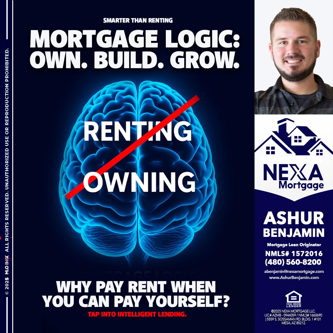 mortgage logic - Ashur Benjamin -Mortgage Loan Originator