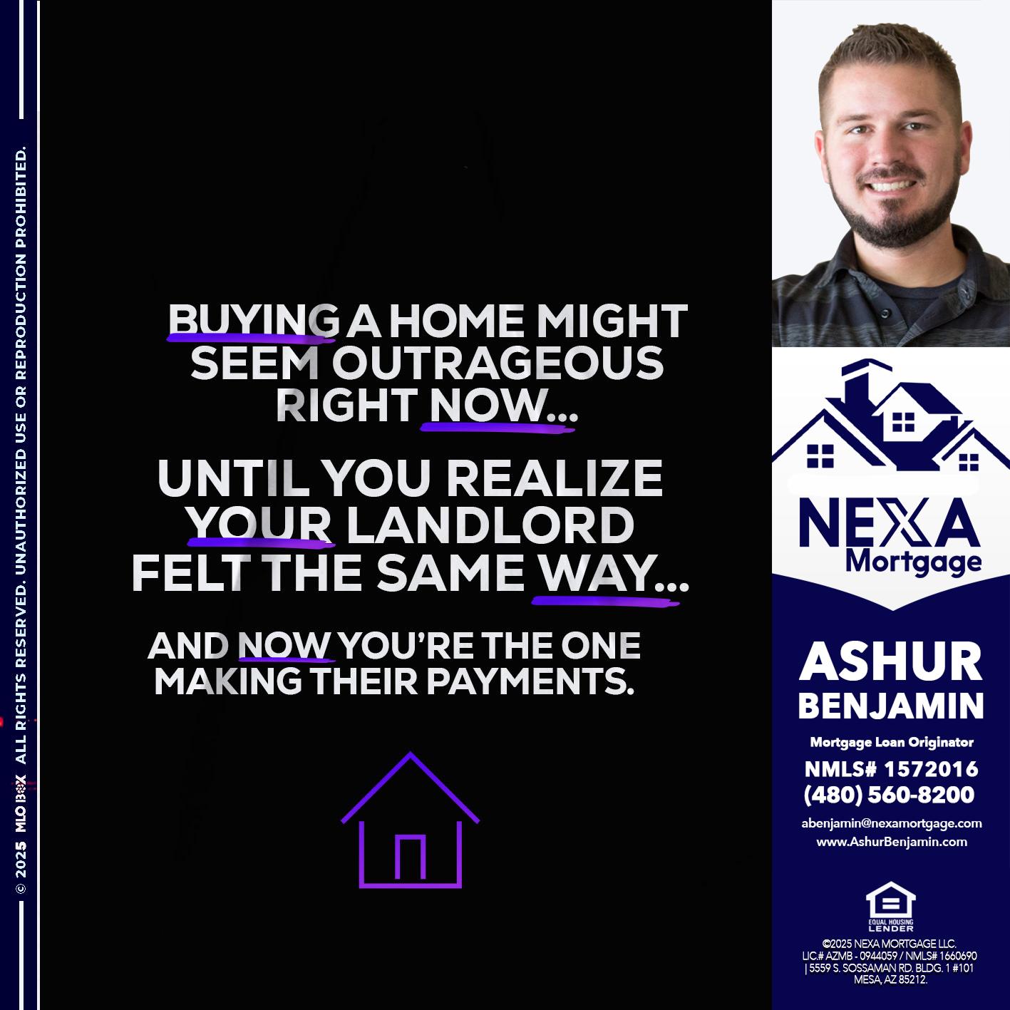 BUYING A HOME - Ashur Benjamin -Mortgage Loan Originator