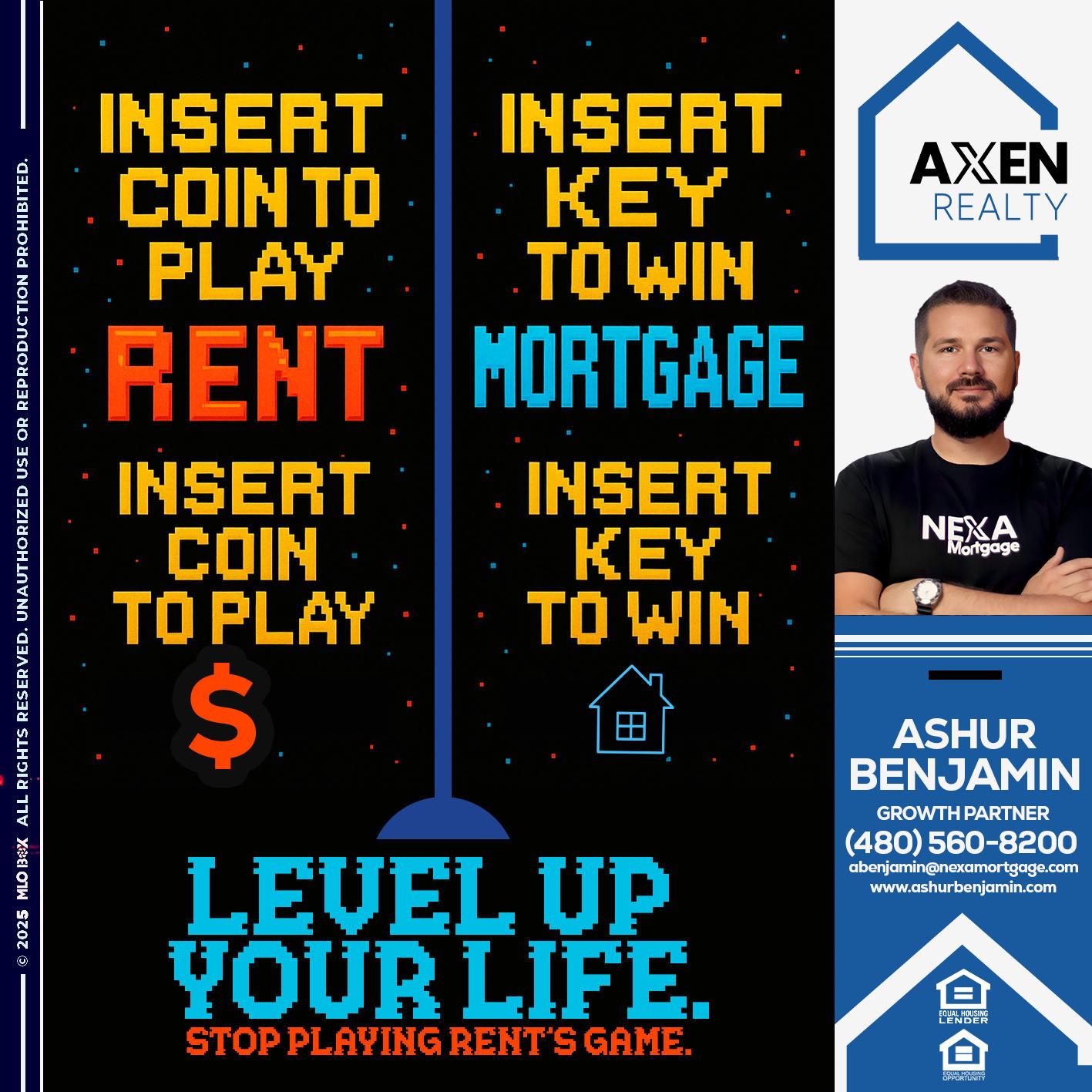 INSERT COIN - Ashur Benjamin -Mortgage Loan Originator