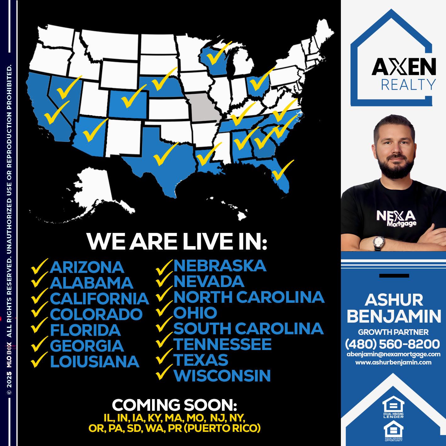 NEVADA UNLOCK - Ashur Benjamin -Mortgage Loan Originator