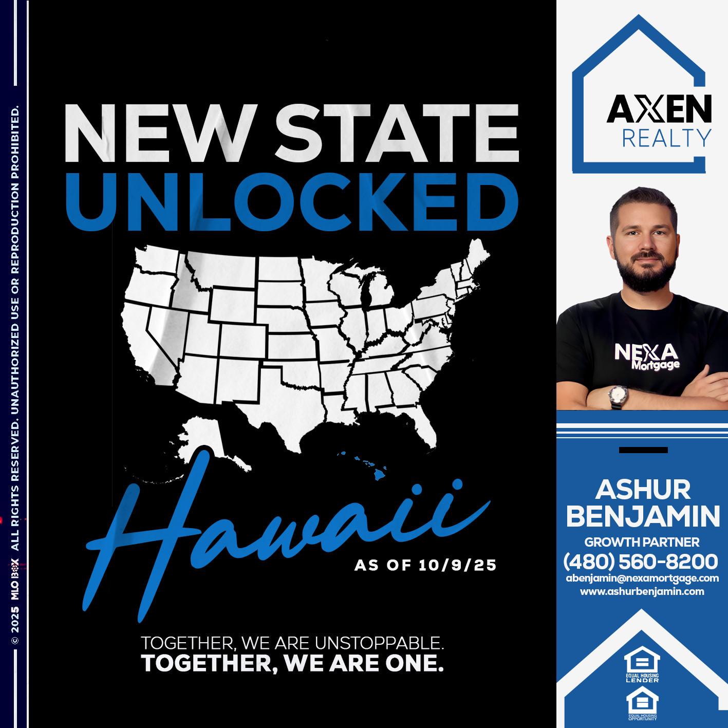HAWAII UNLOCKED - Ashur Benjamin -Mortgage Loan Originator