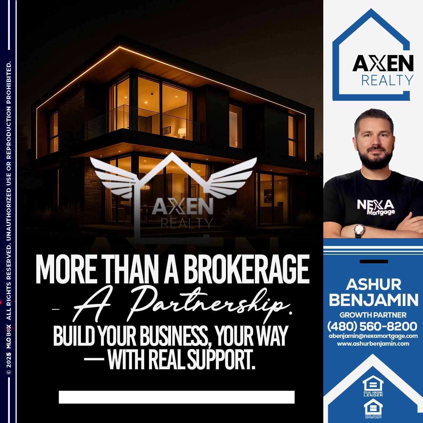 MORE THAN - Ashur Benjamin -Mortgage Loan Originator