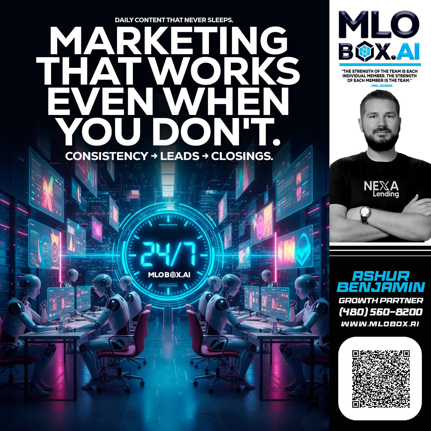 MARKETING THAT WORKS - Ashur Benjamin -Mortgage Loan Originator