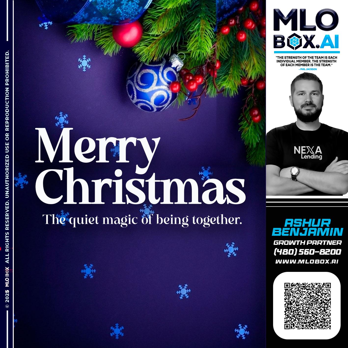 merry christmas - Ashur Benjamin -Mortgage Loan Originator