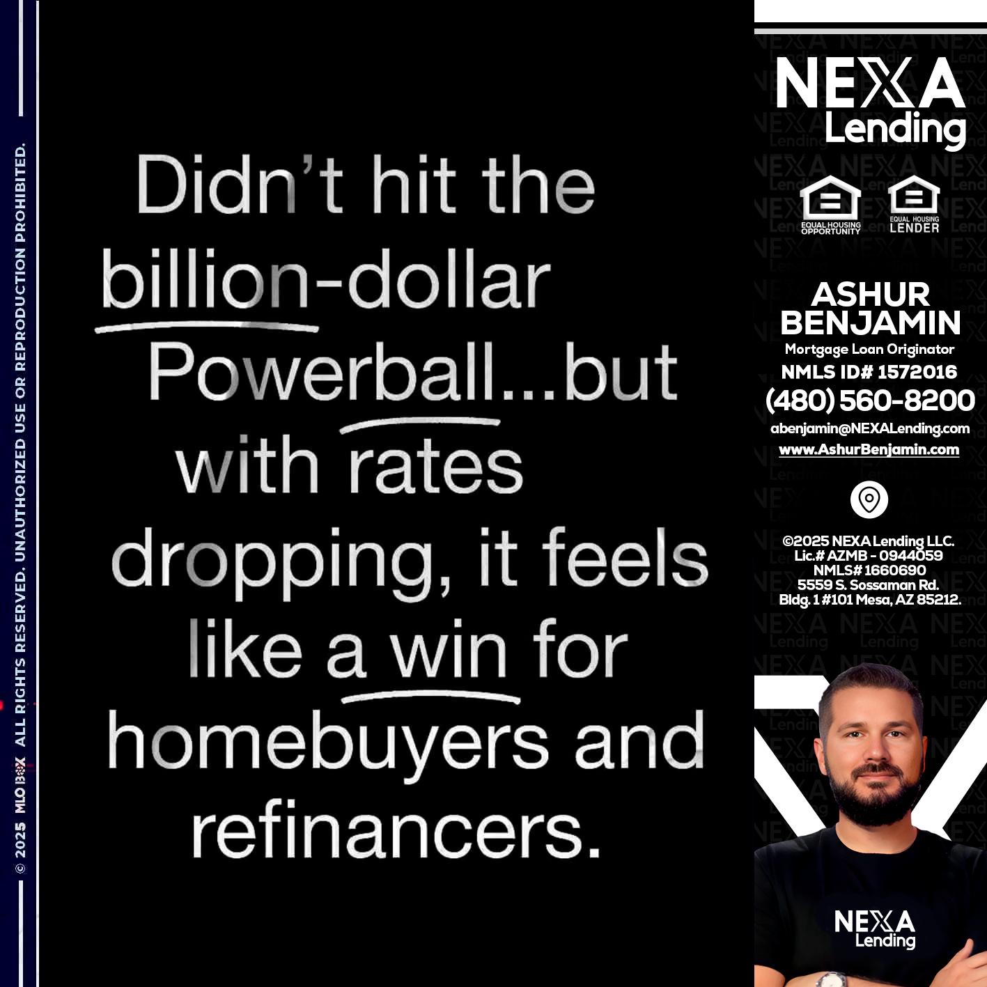 DIDNT HIT - Ashur Benjamin -Mortgage Loan Originator