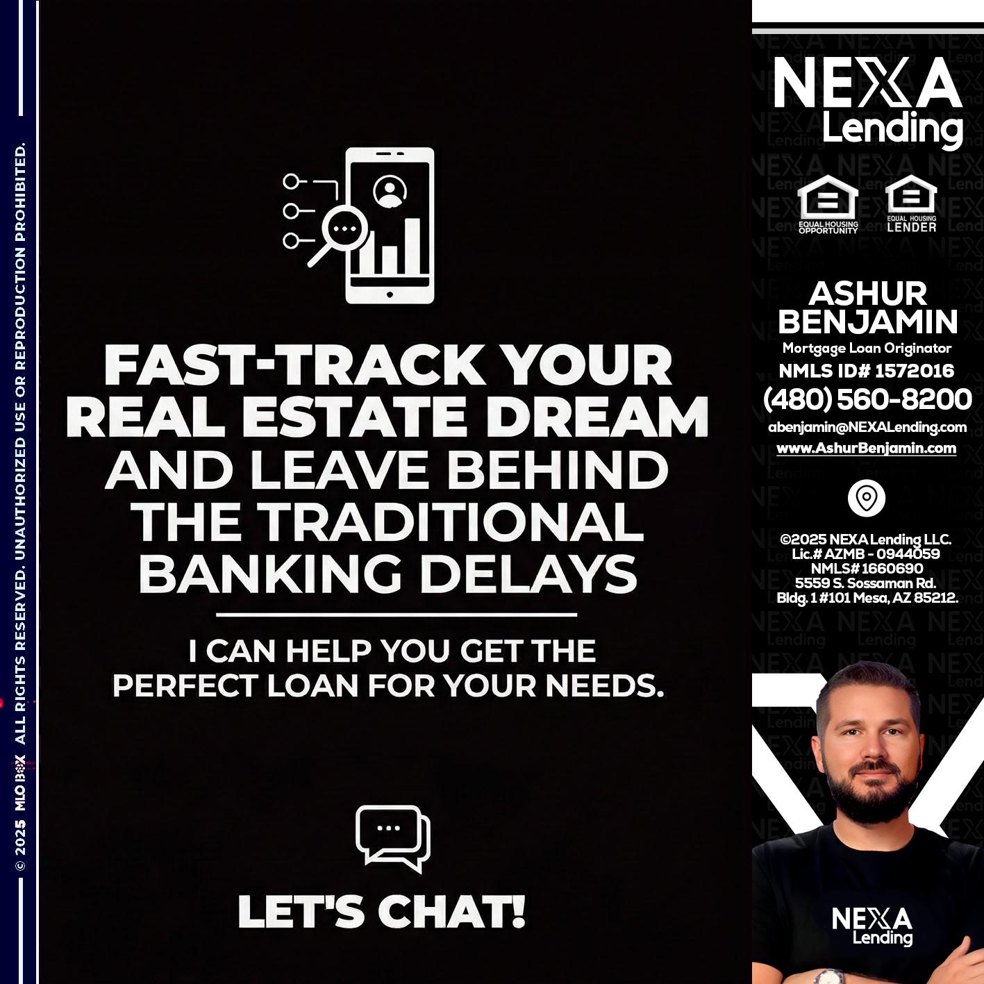 FAST TRACK - Ashur Benjamin -Mortgage Loan Originator