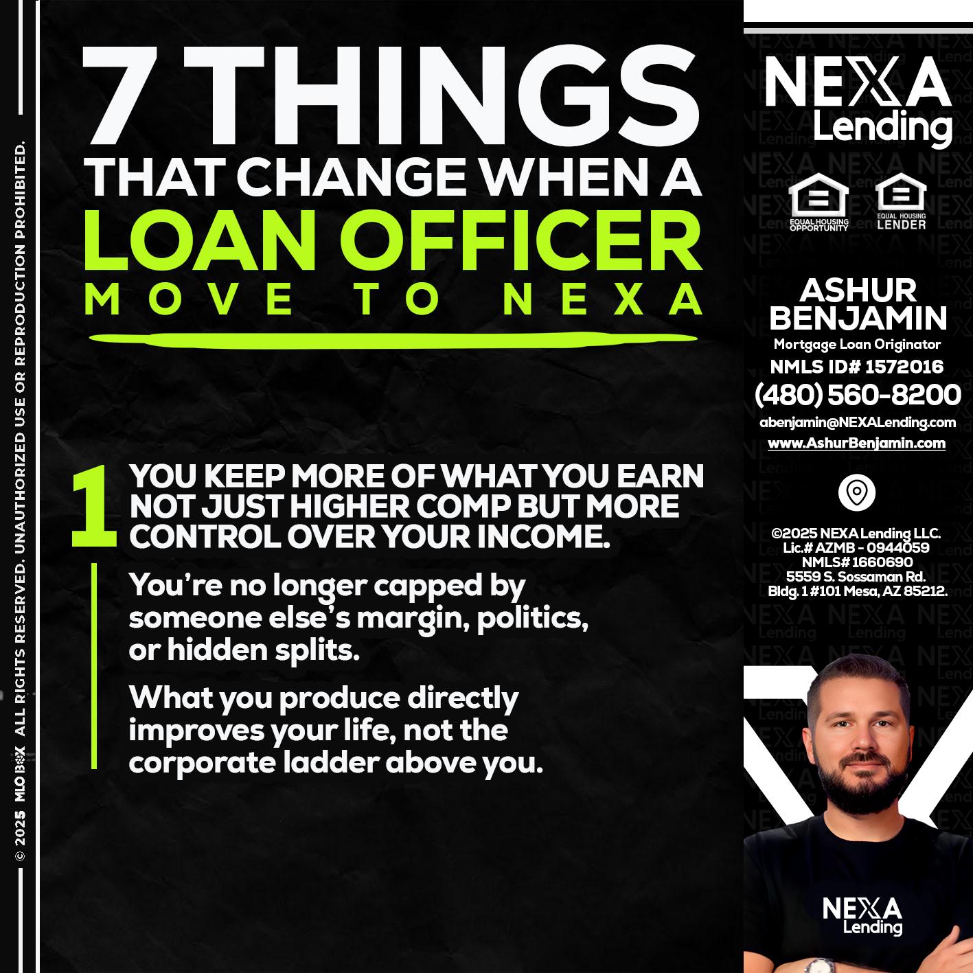 7 THINGS (1) - Ashur Benjamin -Mortgage Loan Originator