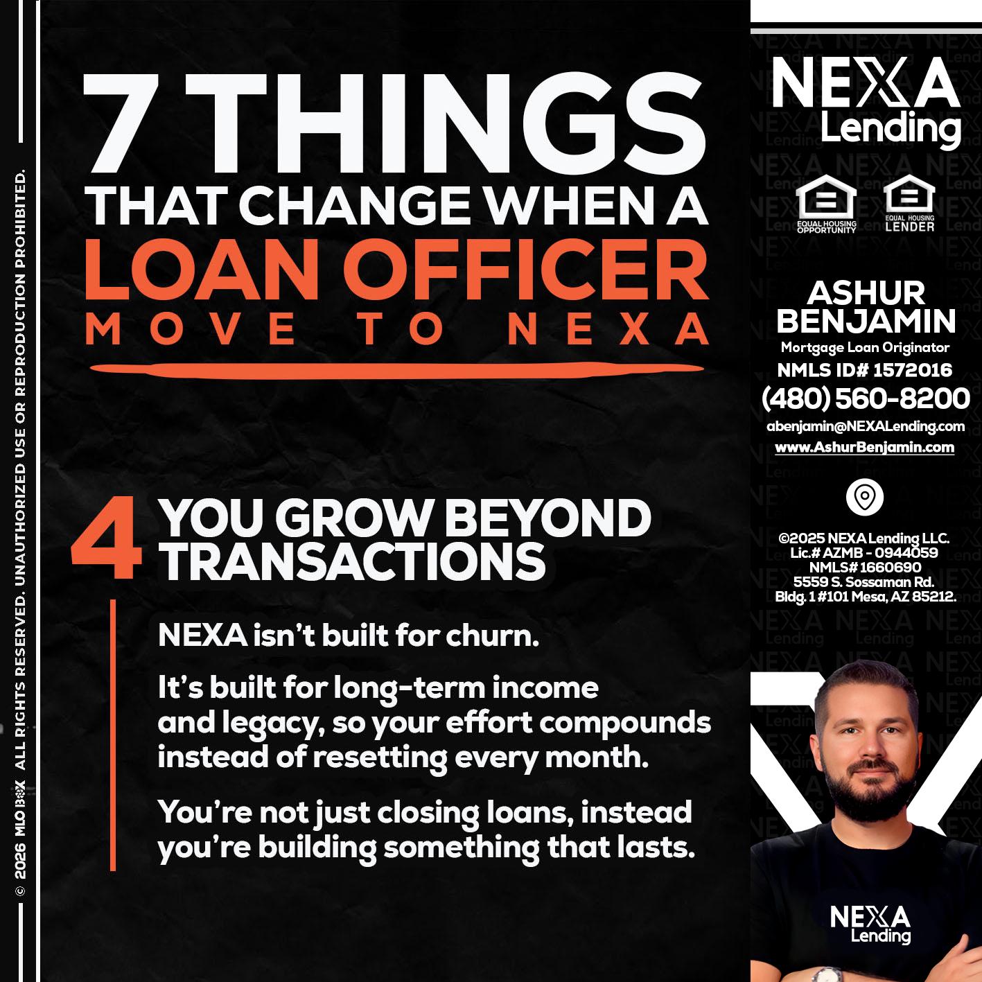 7 THINGS (4) - Ashur Benjamin -Mortgage Loan Originator