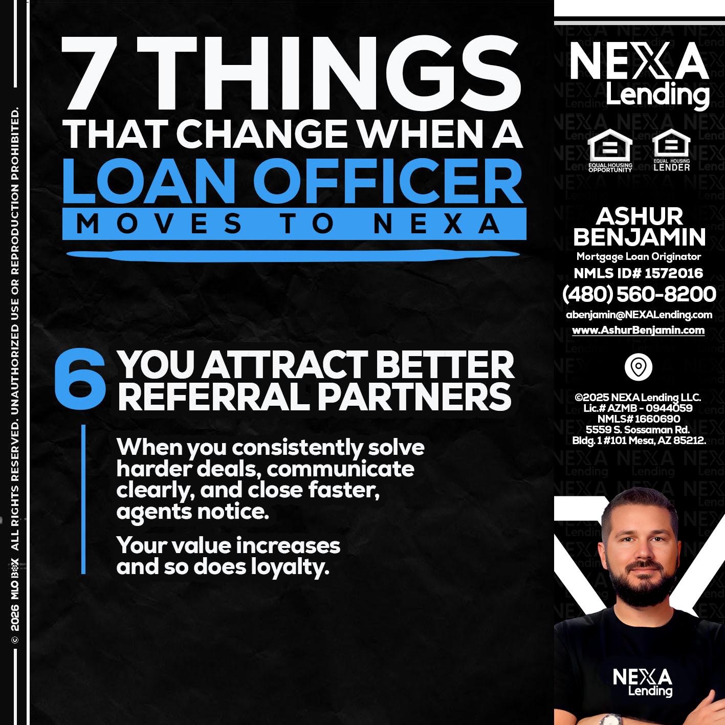 7 THINGS (6) - Ashur Benjamin -Mortgage Loan Originator