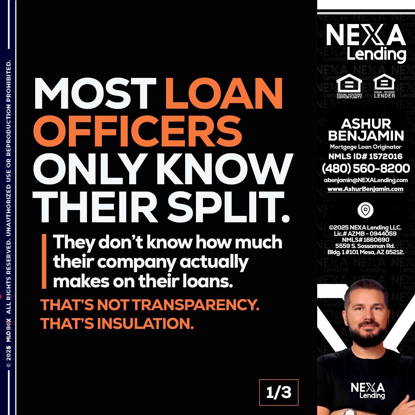 1 OF 3 - Ashur Benjamin -Mortgage Loan Originator
