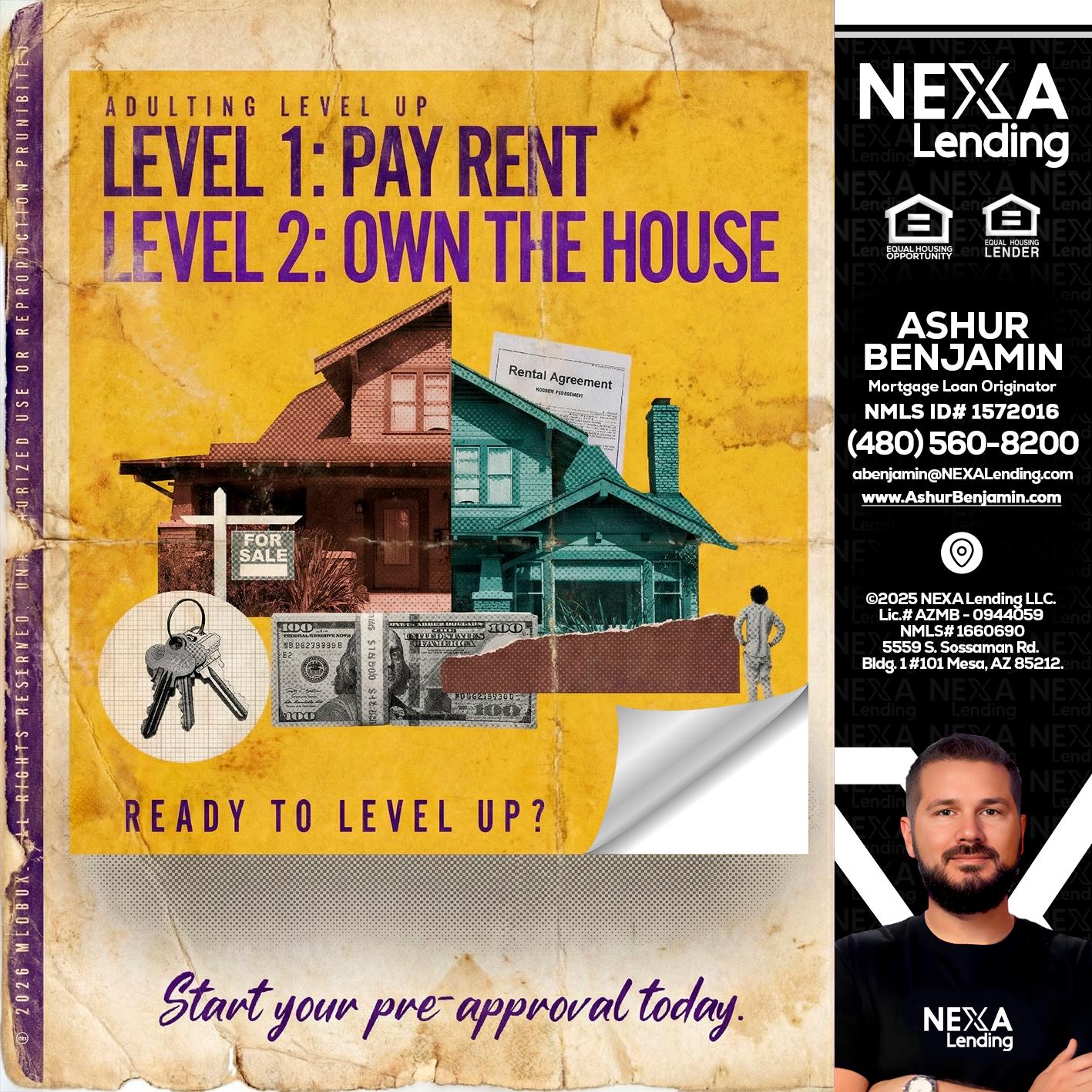 LEVEL 1 - Ashur Benjamin -Mortgage Loan Originator