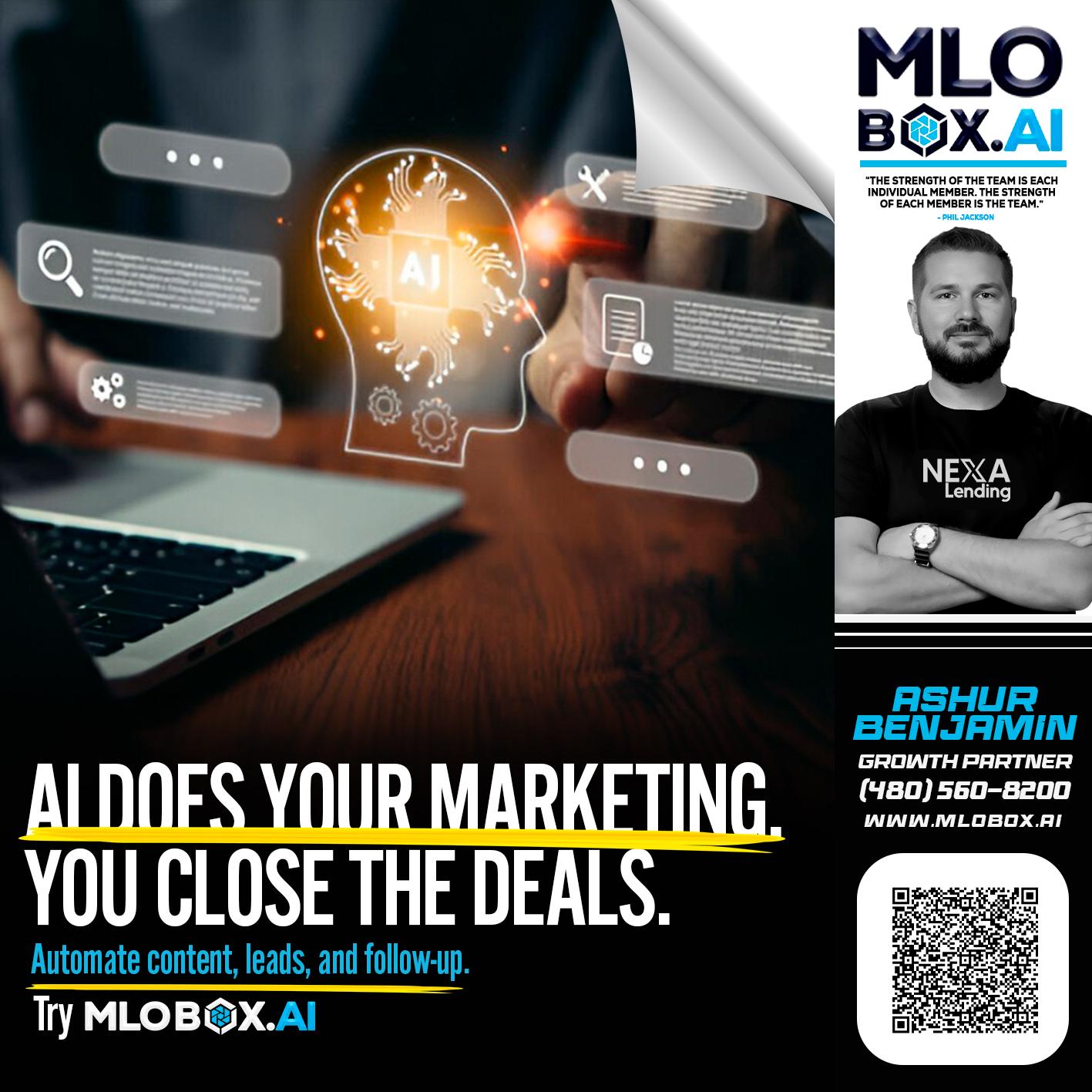 AI DOES - Ashur Benjamin -Mortgage Loan Originator