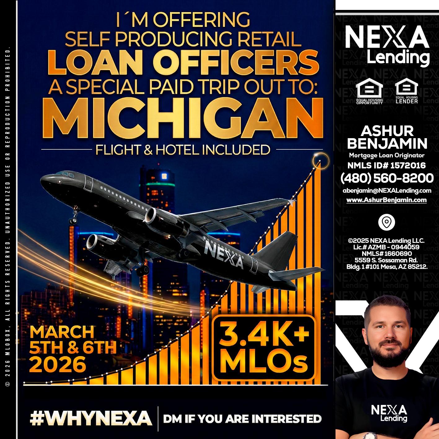 MICHIGAN - Ashur Benjamin -Mortgage Loan Originator