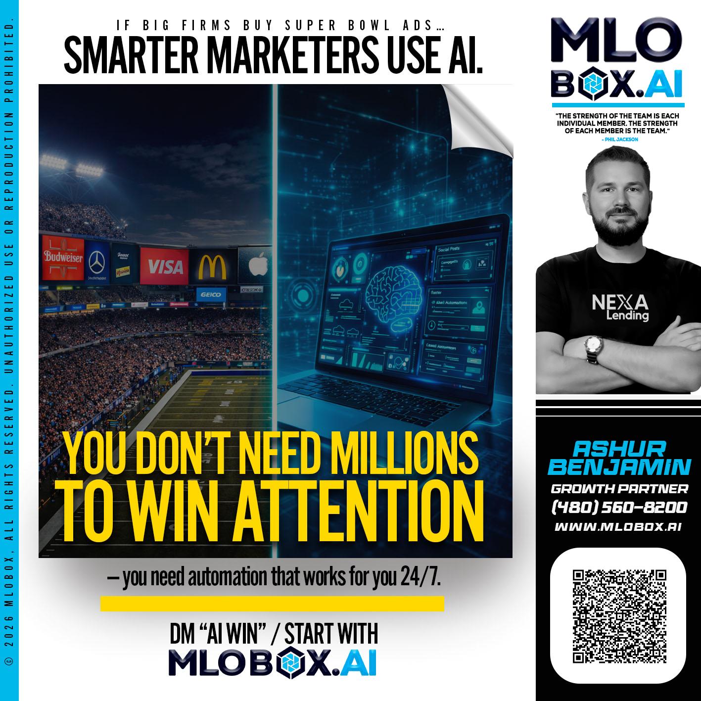 you don't need - Ashur Benjamin -Mortgage Loan Originator