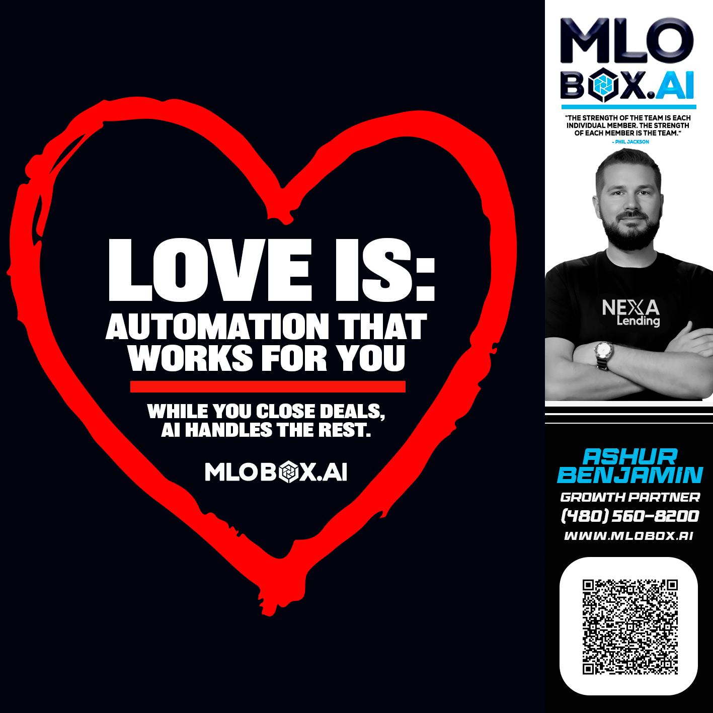 love is - Ashur Benjamin -Mortgage Loan Originator
