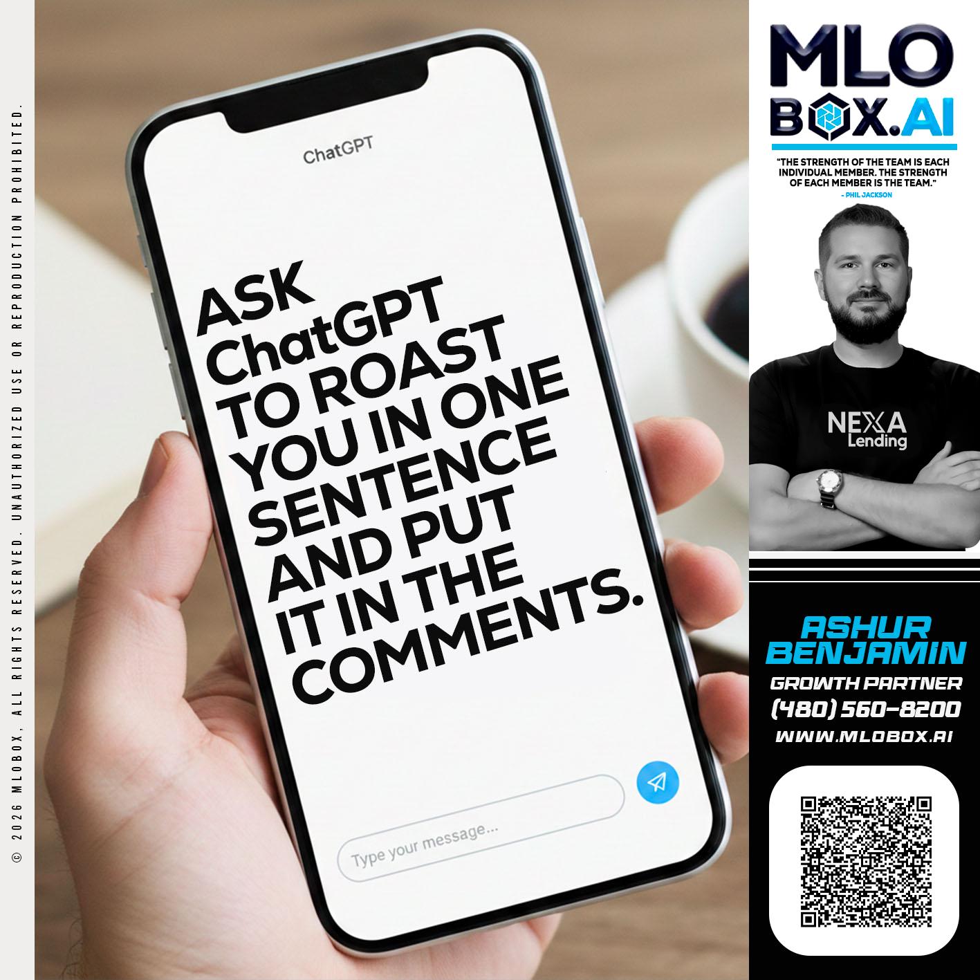 ASK CHAT GPT - Ashur Benjamin -Mortgage Loan Originator