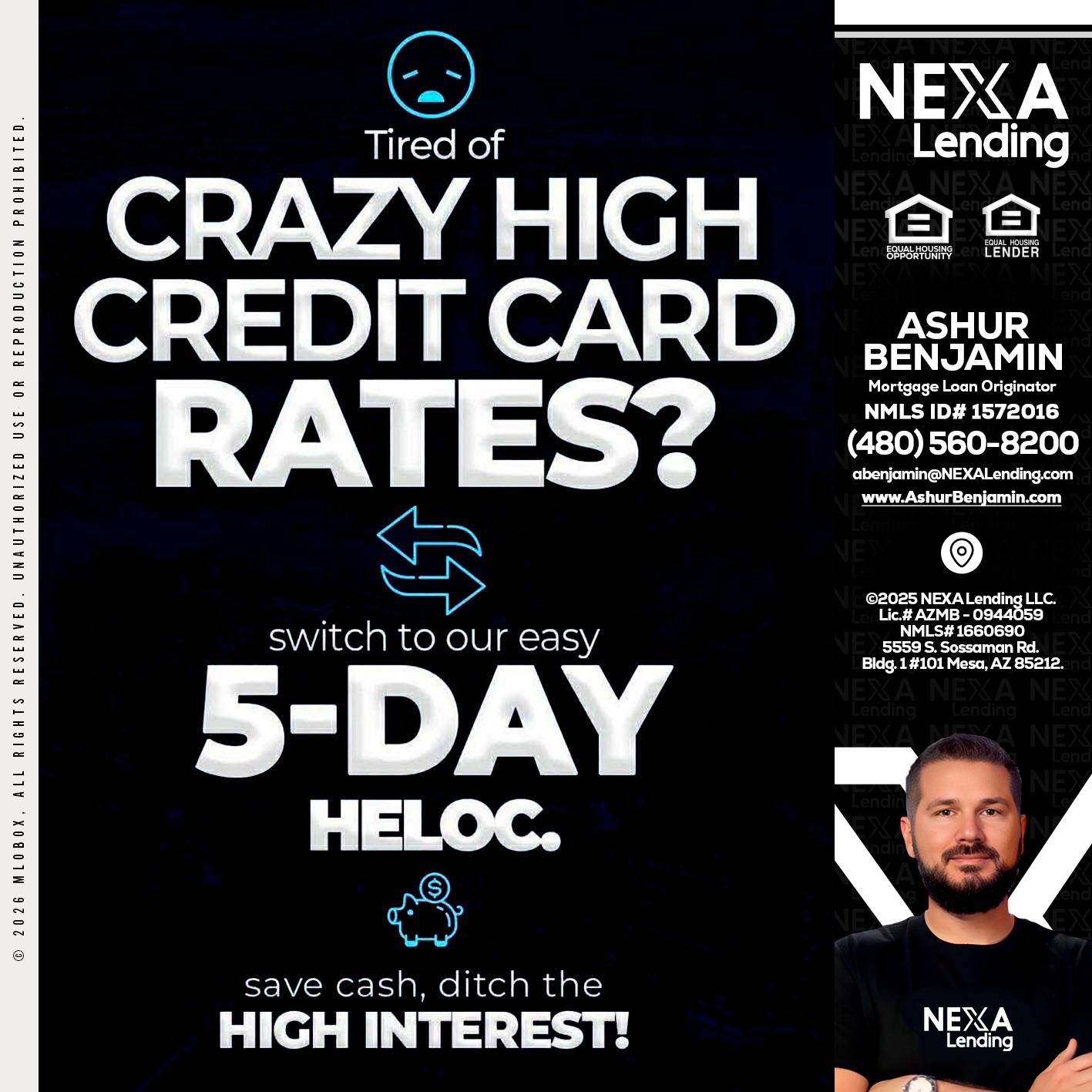 CRAZY HIGH - Ashur Benjamin -Mortgage Loan Originator