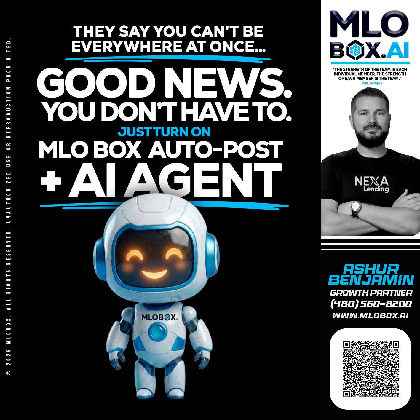 GOOD NEWS - Ashur Benjamin -Mortgage Loan Originator