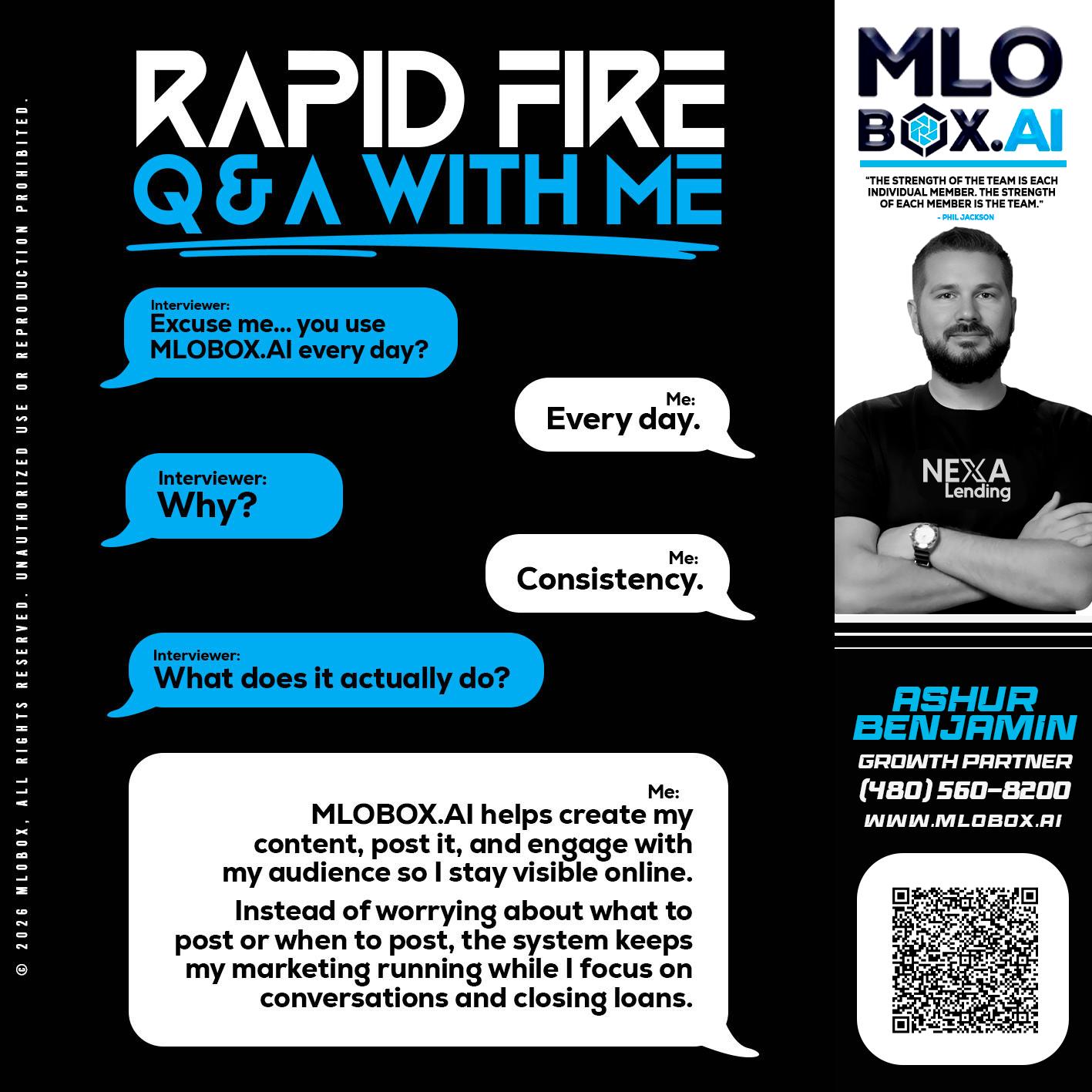 RAPID Q&A - Ashur Benjamin -Mortgage Loan Originator