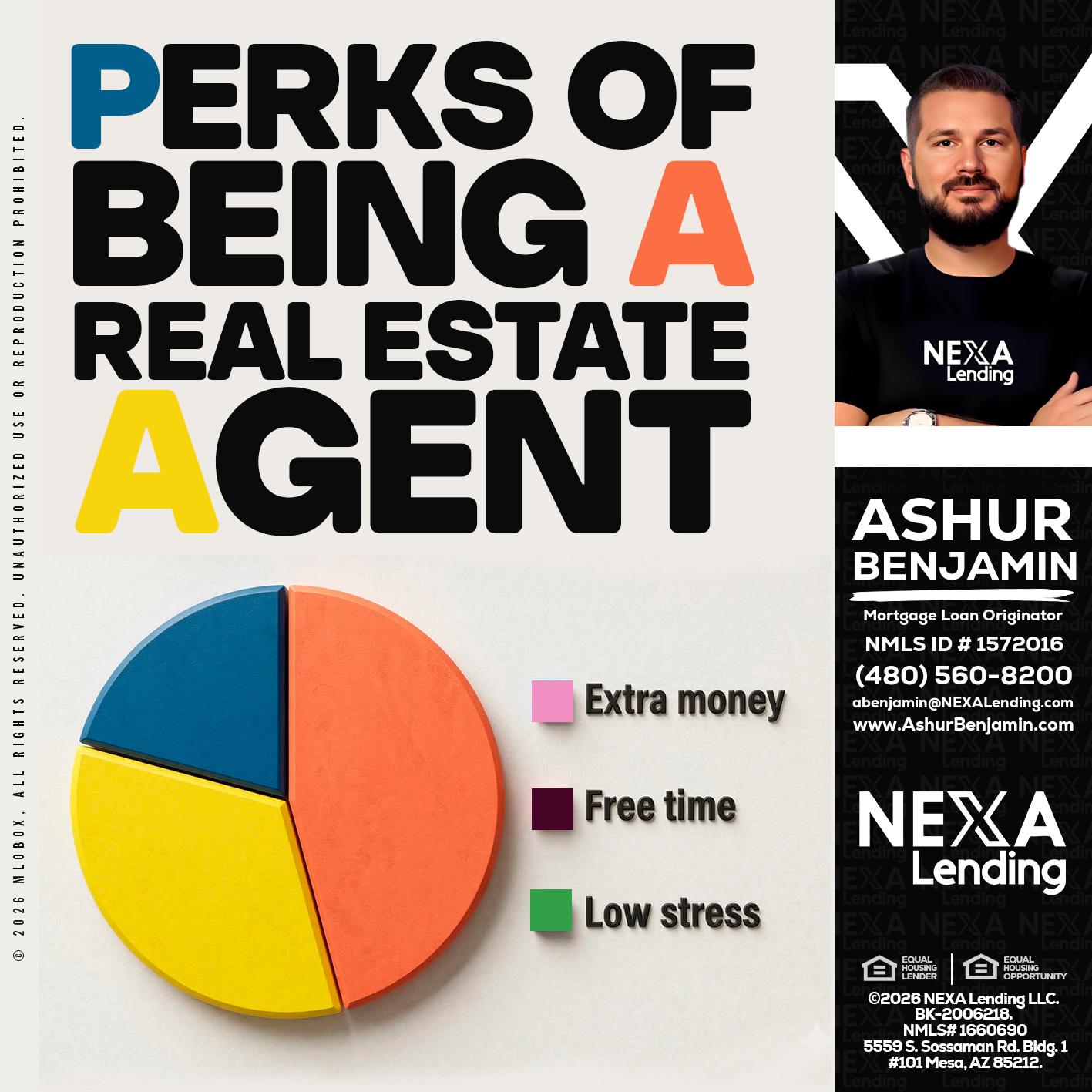PERKS OF BEING - Ashur Benjamin -Mortgage Loan Originator
