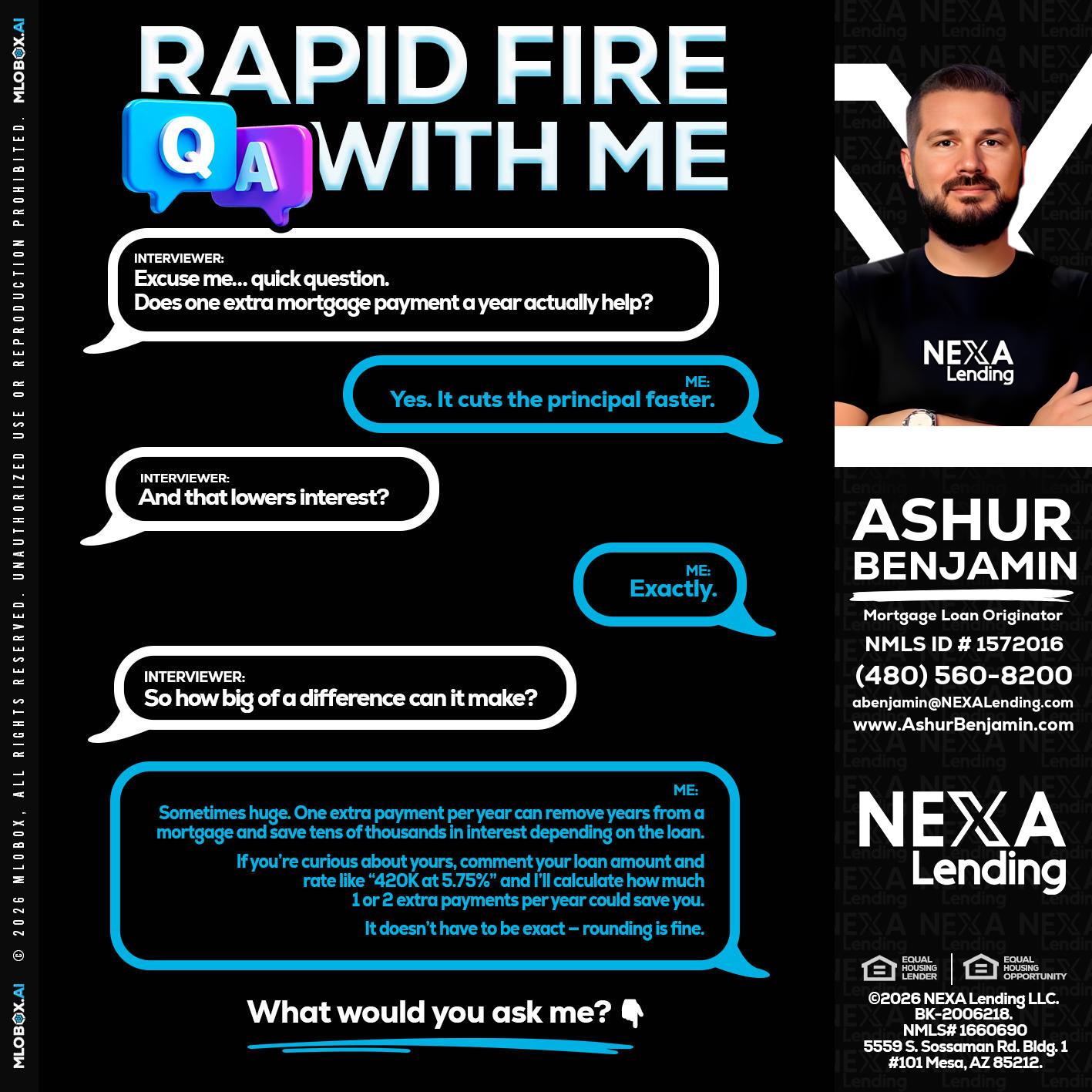 RAPID Q&A - Ashur Benjamin -Mortgage Loan Originator
