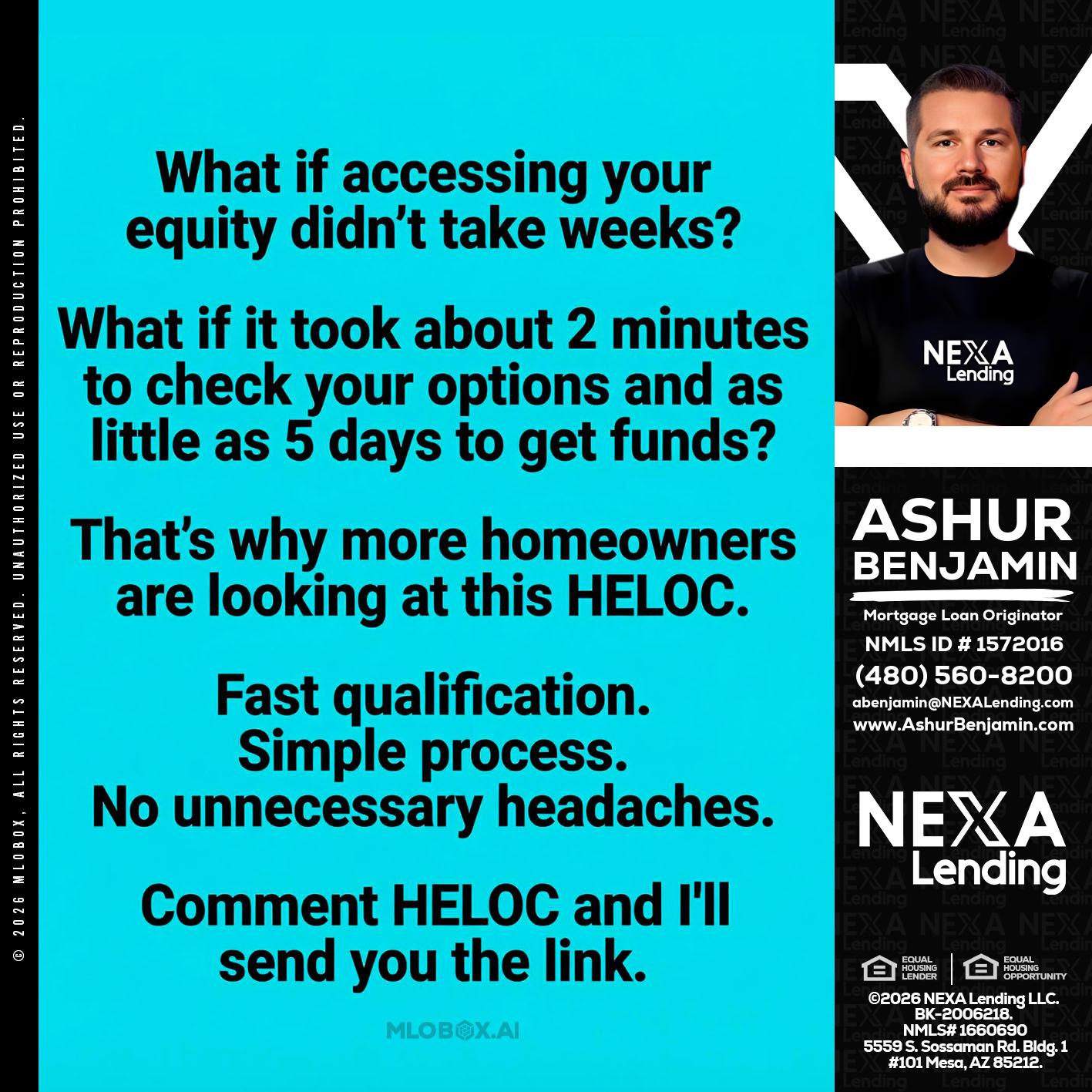 what if - Ashur Benjamin -Mortgage Loan Originator