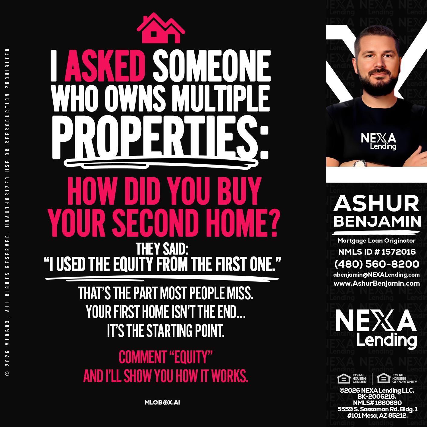 I ASKED SOMEONE - Ashur Benjamin -Mortgage Loan Originator