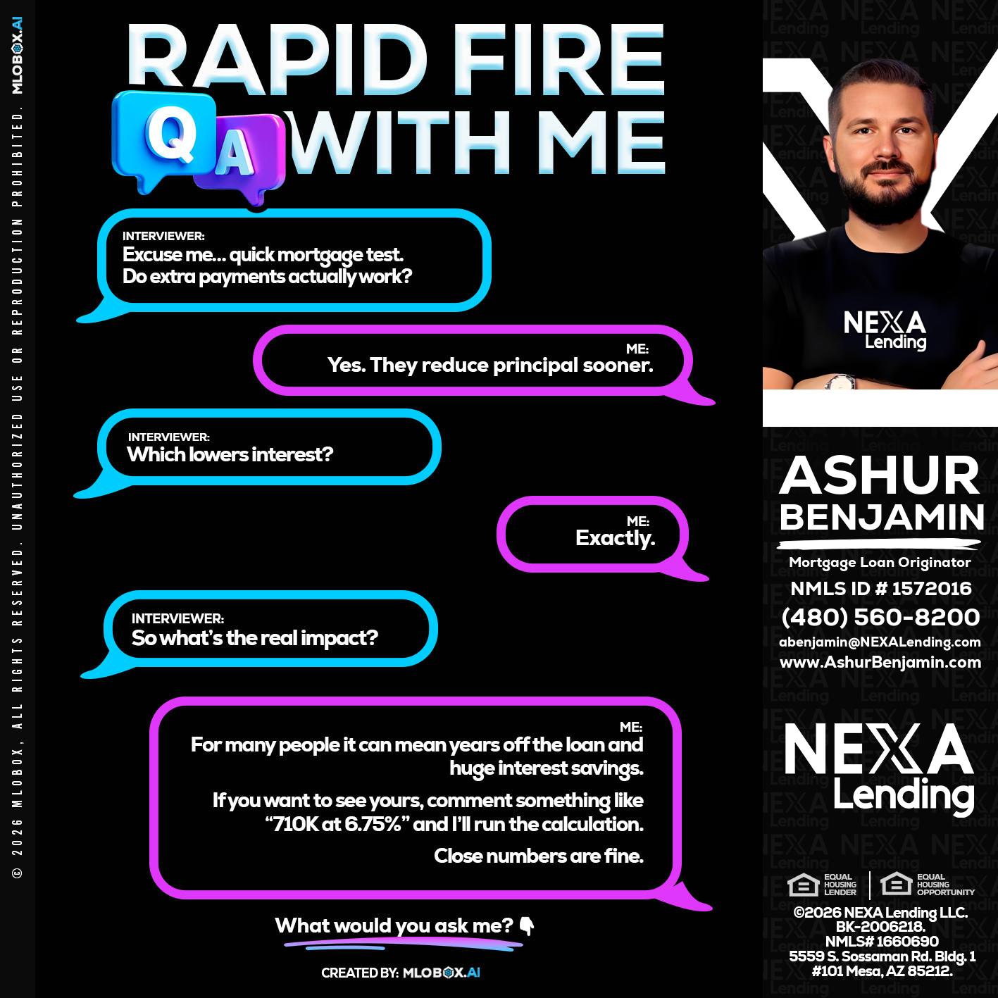 RAPID QA - Ashur Benjamin -Mortgage Loan Originator