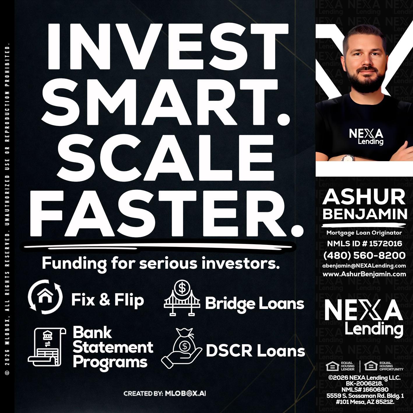 INVEST SMART - Ashur Benjamin -Mortgage Loan Originator