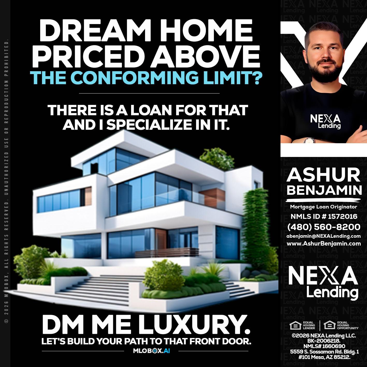 DREAM HOME - Ashur Benjamin -Mortgage Loan Originator