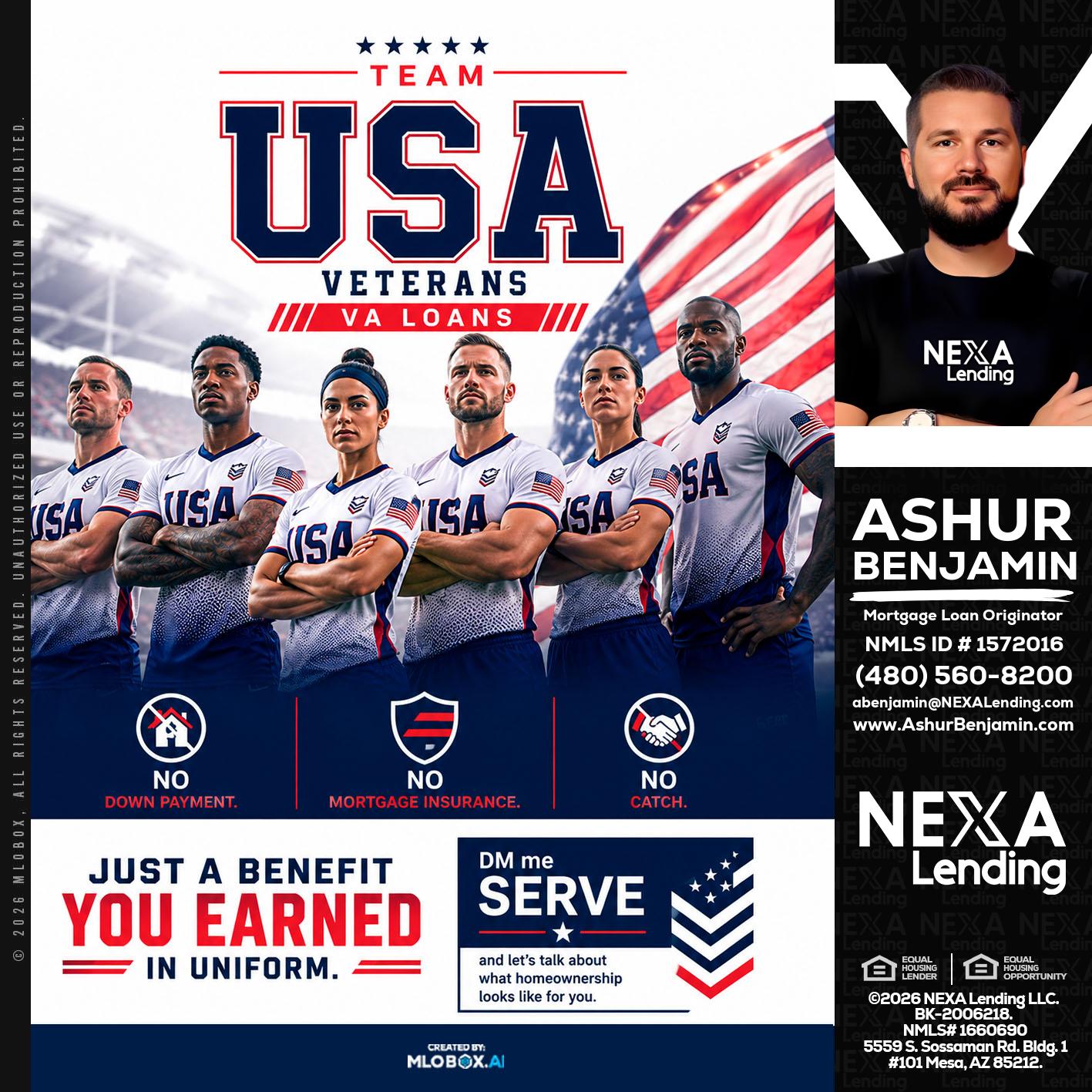 USA TEAM - Ashur Benjamin -Mortgage Loan Originator
