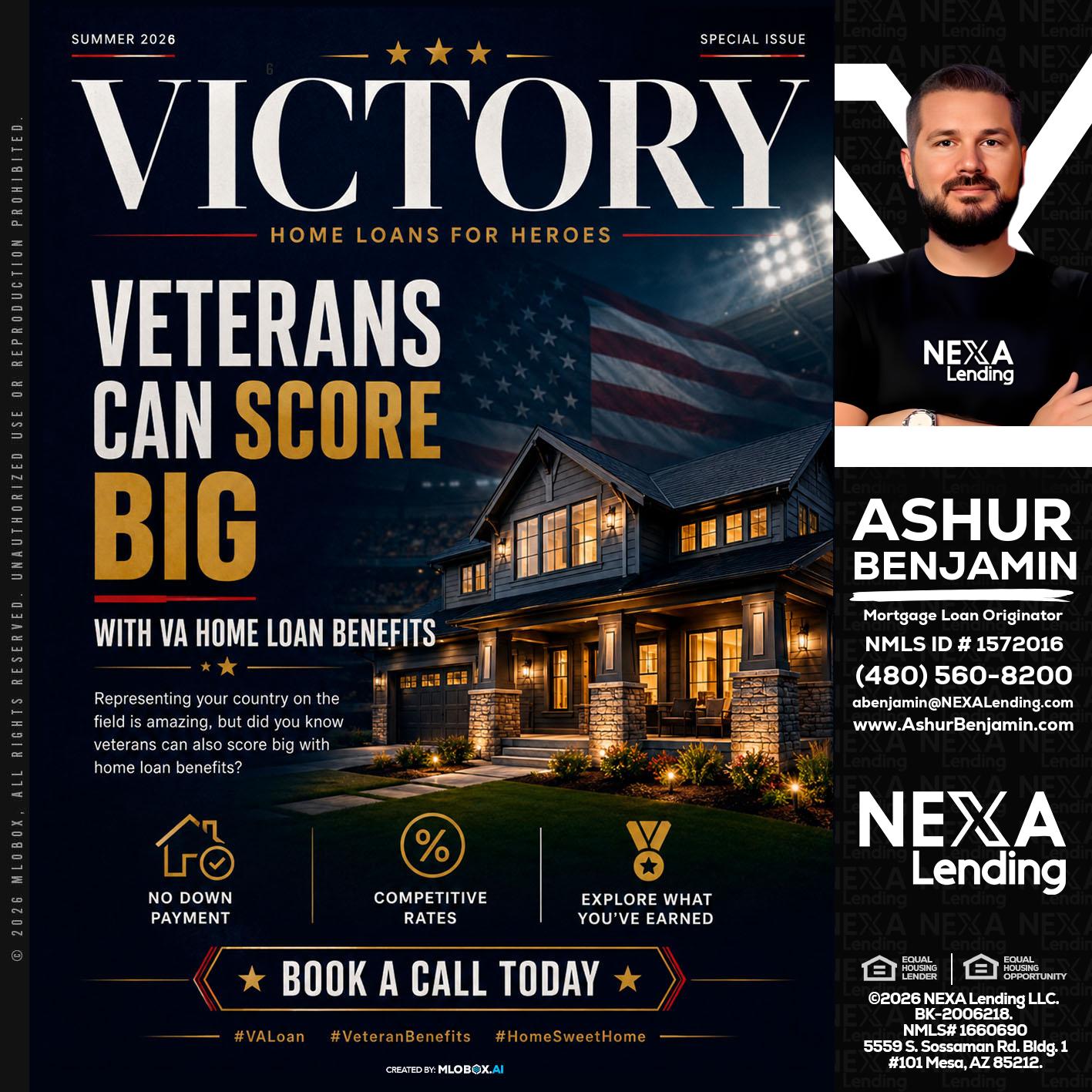 VICTORY - Ashur Benjamin -Mortgage Loan Originator