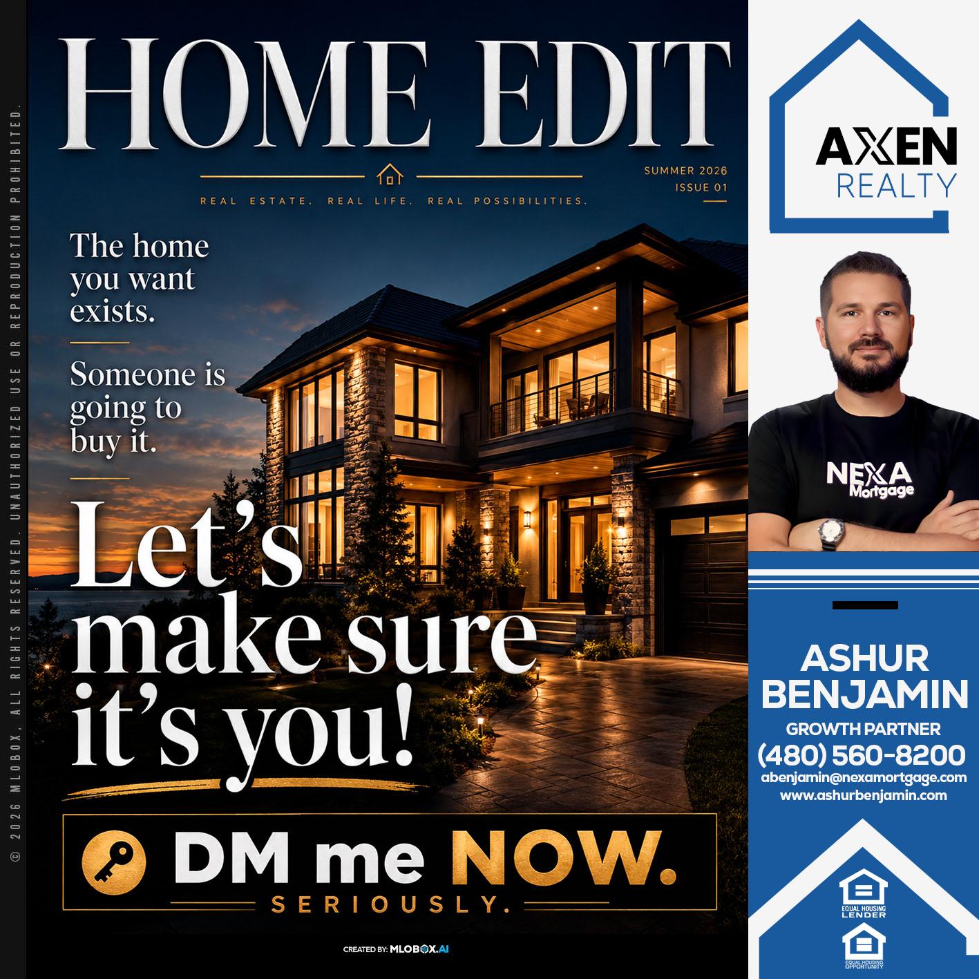 home edit - Ashur Benjamin -Mortgage Loan Originator