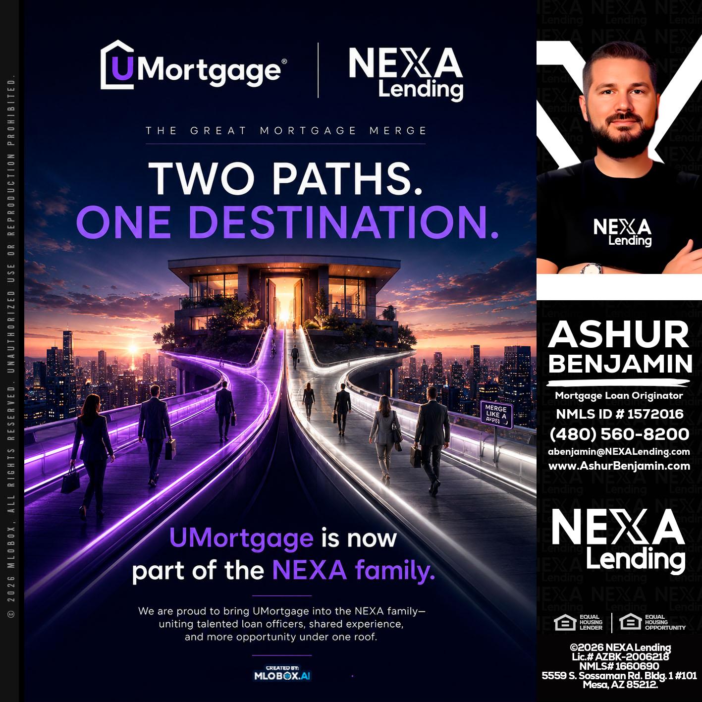 two path - Ashur Benjamin -Mortgage Loan Originator